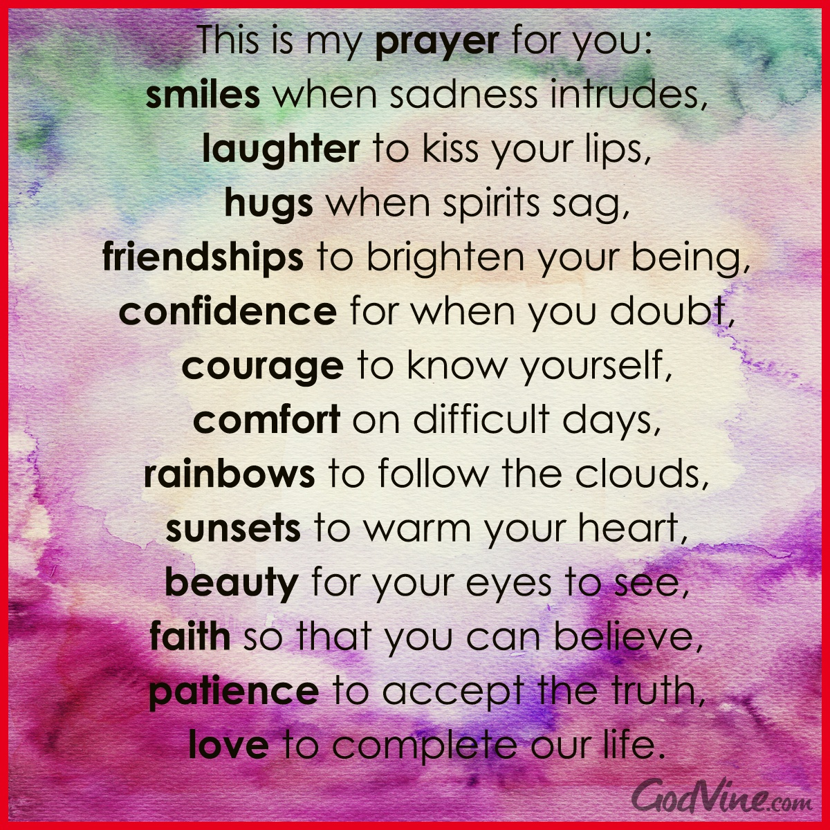 out verse casting love bible fear about You Prayer for My